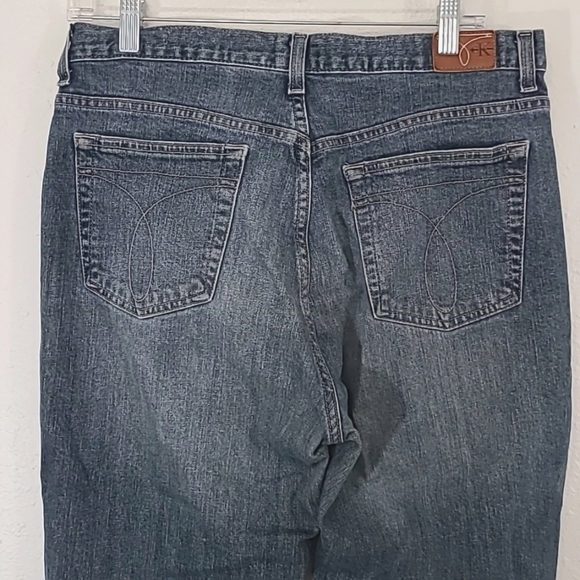 CALVIN KLEIN Women's Light Wash Bootcut Jeans, size 16 (run small) - Picture 6 of 10